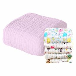 Mom's Home Muslin Towel & Wash Cloths Set Pack of 6 - Pink-image-63