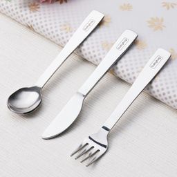 Babyhug Stainless Steel Cutlery Pack of 3 - Silver-14