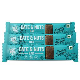 Dev. Pro. Date & Nuts Bar Cocos Cocoa Pack of 3 - 30 gm Each-74