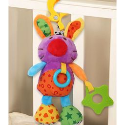 Baby Moo Animal Pulling Toy With Teether - Multicolour-0