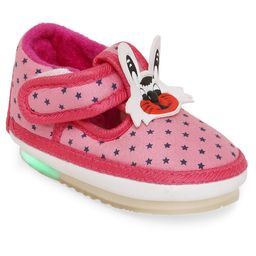 Chiu Stars Printed Musical LED Shoes - Pink-image-40