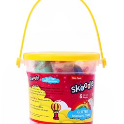 Skoodle Modelling Glitter Dough Set 6 Pieces - 25 gm Each-picture-33
