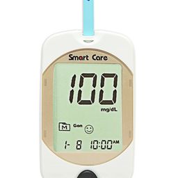 Smart Care Blood Glucose Monitor with Free Strips - White-picture-20