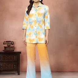 Moda Rapido Printed Shirt with Trousers Co-ords-image-5