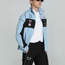 PUMA Motorsport Men Sporty Jacket with Patchwork-image-90