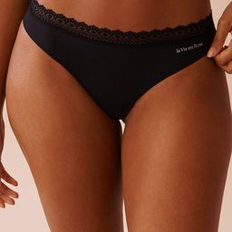 La Vie en Rose Low-Rise Lace-Trim Thong Briefs 20200571-00001-XS-image-17