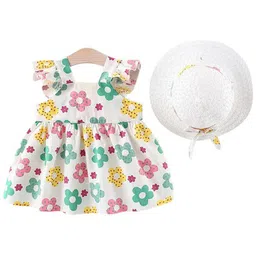 StyleCast x Revolte Floral Print Fit & Flare Mini Dress-57