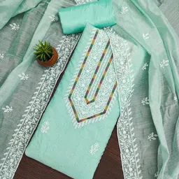 Lilots Art Silk Unstitched Dress Material-picture-49