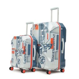 uppercase Set of 2 Delta Hard Luggage Trolley Bag-43