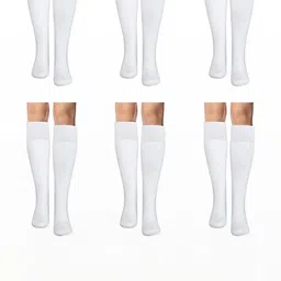 MUKHAKSH Unisex White Socks-image-23