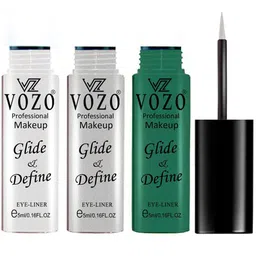 VOZO Set Of 3 Glide & Define Infusion Essential Liquid Eyeliner- 5ml Each- Shade- 01-03-05-image-62