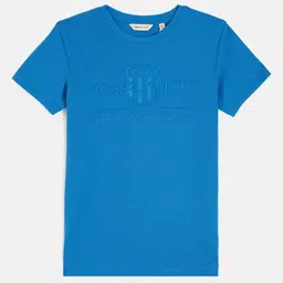 GANT Boys Brand Logo Printed Pure Cotton T-shirt-picture-23