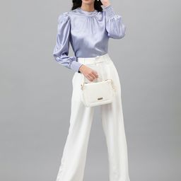 Stylecast X Women Embellished Solid Round Neck Cotton Top-picture-17