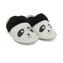 Neska Moda 6 To 12 Months Baby Boys & Baby Girls Cotton Slipper Flip Flop Cum Sandal/ Booties (Toe to Heel Length - 12 cm, White, Black)-picture-28