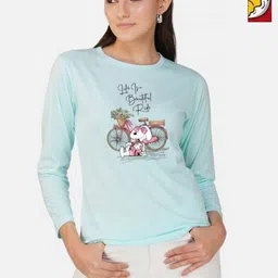 Metronaut Women 2 Printed Bio Finish Applique T-shirt-picture-49