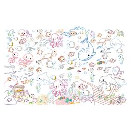 dreamland publications Dreamland Under the Ocean - Pop-Out Book with 3D Models Colouring and Stickers for Children image 2