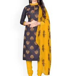 RUDRAA FAB Embroidered Unstitched Dress Material-picture-32
