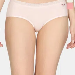 Zivame Pack Of 3 Low Rise Full Coverage Hipster Briefs ZI28CS-P Blush M Glow B Choy-13