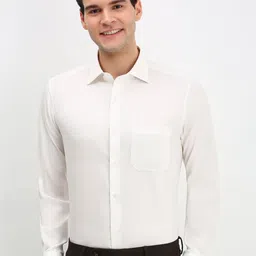 Allen Solly Sport Men Solid Cotton Formal Shirt-picture-13