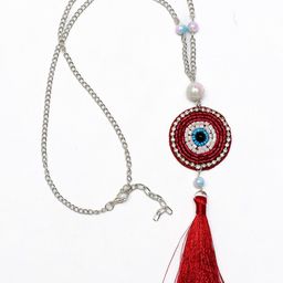 Daizy Girls Evil Eye Embellished With Beads and Tussel Chain-image-44