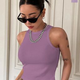 TOOCHKI Women Pack of 2 Vertical Stripes Striped Round Neck Tank Crop Tops-image-13