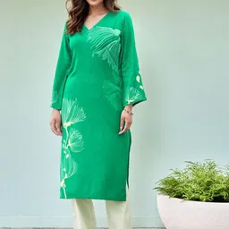 SZN Women Floral Printed Daily Straight Kurta-picture-38