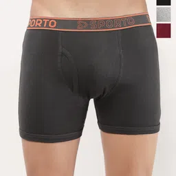 Sporto by Macho Pack Of 4 Mid-Rise Trunks-picture-17