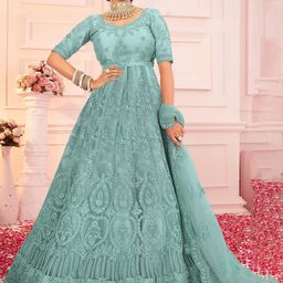 Aika Women Embellished Embroidered Gown Dress-image-89