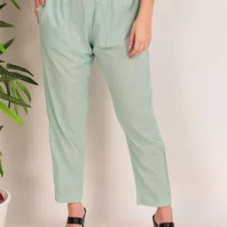 zuri Women Relaxed Straight Leg Trousers-image-82