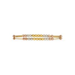 BHIMA 22K BIS Hallmark 916 Purity Yellow Gold Rhodium Ball Hooked Bangle-image-24
