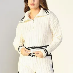 SHOWOFF Sweater With Shorts Co-Ords-image-32