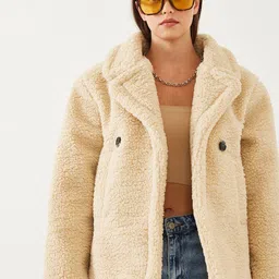 Trendyol Spread Collar Overcoat-17