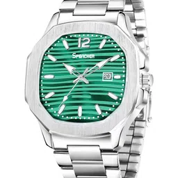 SPENCHER Men Printed Water Resistant Analogue Multi Function Watch SW Nautilus image 3