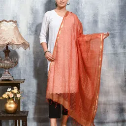 swatika Striped Woven Design Dupatta-31