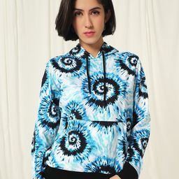 BAESD Women Woollen Abstract Printed Pullover Sweatshirt-11