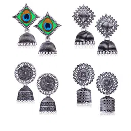 DIVASTRI Silver-Plated Alloy Earrings-97