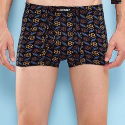 T.T. Pack Of 2 Assorted Cotton Snug Fit Mini Trunks - DES_PRNT_MINI_IE_PO2_BLK-NVY_95-picture-16
