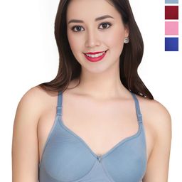 Liigne Women Pack of 4 Full Coverage Bra-image-60