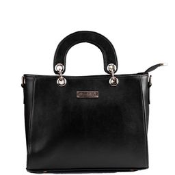 DressBerry Women Solid Structured Handheld Bag-image-58