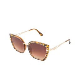 BAYBERRY Unisex Brown Lens & Brown Cateye Sunglasses with-image-28