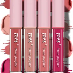 FOPE Set Of 4 Pout Perfect Matte Liquid Lipstick - 4 ml Each - 05 - 06 - 07 - 08-13