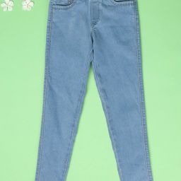 V-Mart Girls Pure Cotton Regular Fit Jeggings-image-74