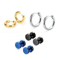 shobhram Set Of 4 Circular Shaped Hoop Earrings-37