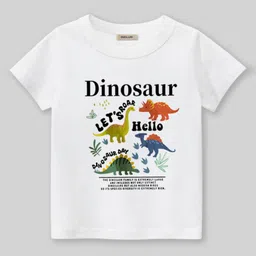 INCLUD Boys Graphic Printed Round Neck Short Sleeves Regular Fit Casual T-Shirt-image-51