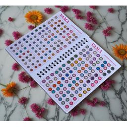 VAMA Round Stones Booklet Bindi Sticker-23