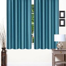 BELLA TRUE Blue 2 Pieces Window Curtains-image-105