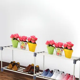 Decent Hut 4 Shelves Portable Shoe Rack-image-22