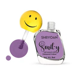 SHRYOAN Smiley Nail Paint With Enriched Color - 11 ml - Lavender 30-image-53