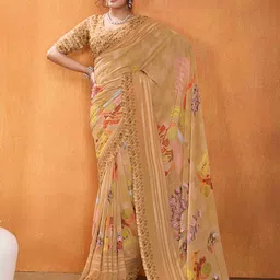 TASRIKA Floral Pure Georgette Saree-picture-21