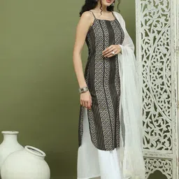 Jompers Women Floral Printed Kurta with Palazzo & Dupatta-23